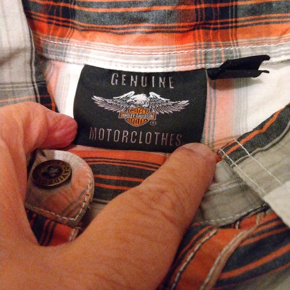 💛💙Harley Davidson short sleeve button up shirt. Size XXL.💙💛 - Picture 5 of 8
